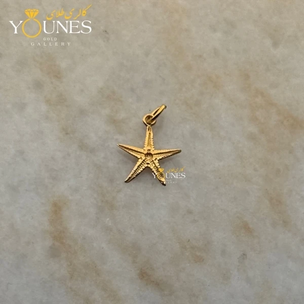 آویز ستاره دریایی طلا